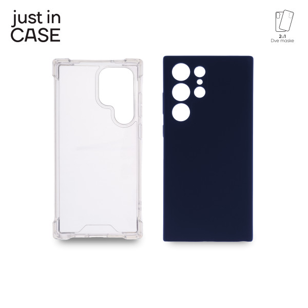 2u1 Extra case MIX paket PLAVI za Samsung S23 Ultra slika 1