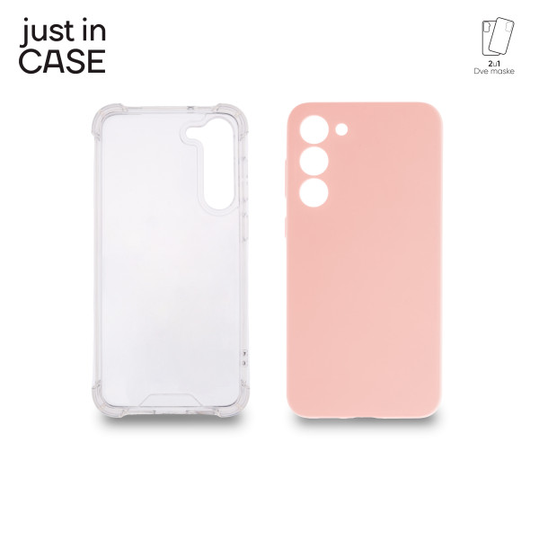 2u1 Extra case MIX paket PINK za Samsung S23 Plus slika 1