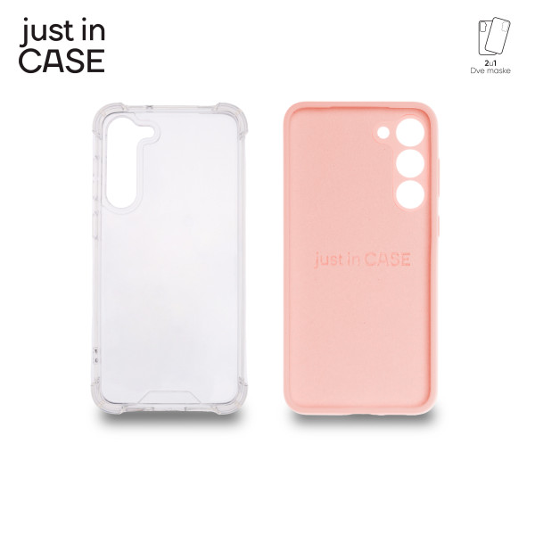 2u1 Extra case MIX paket PINK za Samsung S23 Plus slika 3