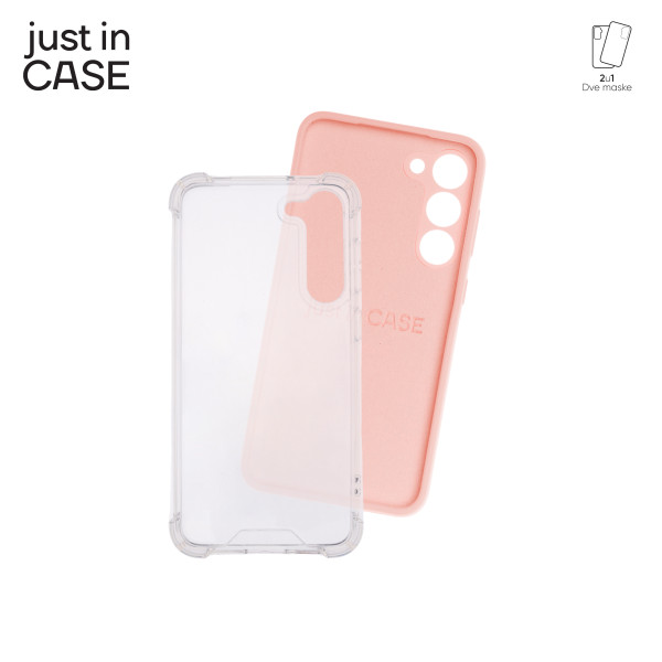 2u1 Extra case MIX paket PINK za Samsung S23 Plus slika 4