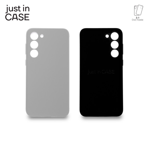 2u1 Extra case MIX PLUS paket CRNI za Samsung S23 Plus slika 3