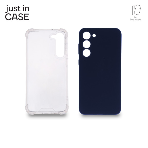 2u1 Extra case MIX paket PLAVI za Samsung S23 Plus slika 1