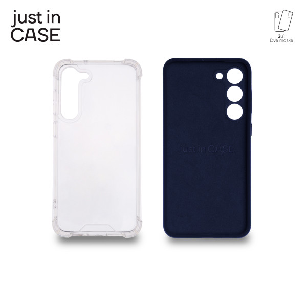 2u1 Extra case MIX paket PLAVI za Samsung S23 Plus slika 3