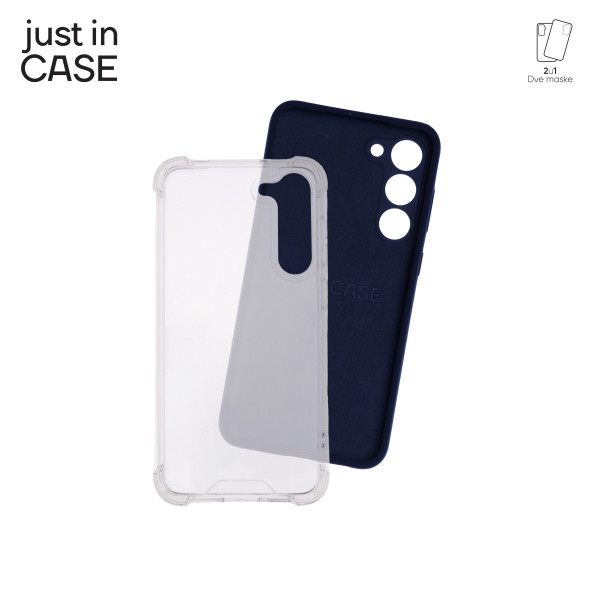 2u1 Extra case MIX paket PLAVI za Samsung S23 Plus slika 4