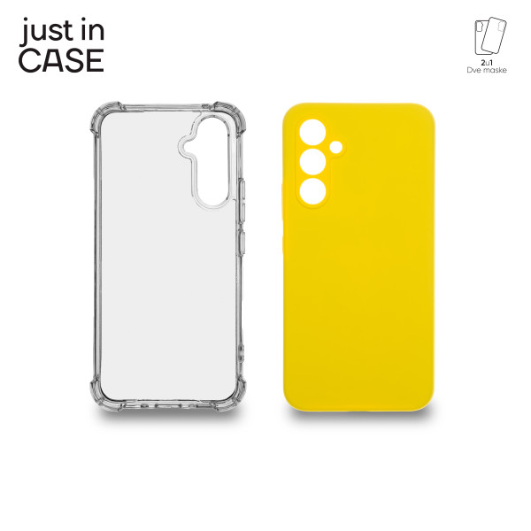 2u1 Extra case MIX paket maski za telefon Samsung A54 5G ŽUTI slika 1