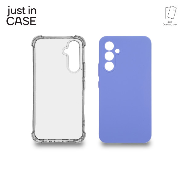 2u1 Extra case MIX paket maski za telefon Samsung A54 5G LJUBIČASTI slika 1