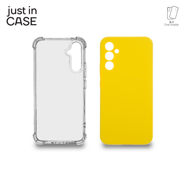 2u1 Extra case MIX paket maski za telefon Samsung A34 5G ŽUTI slika 1