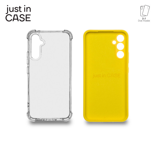 2u1 Extra case MIX paket maski za telefon Samsung A34 5G ŽUTI slika 4