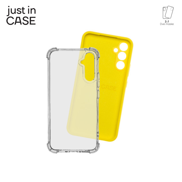 2u1 Extra case MIX paket maski za telefon Samsung A34 5G ŽUTI slika 3