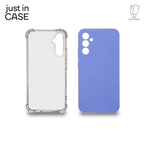 2u1 Extra case MIX paket maski za telefon Samsung A34 5G LJUBIČASTI slika 1