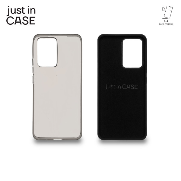 2u1 Extra case MIX paket maski za telefon CRNI za Xiaomi 13 Lite slika 4