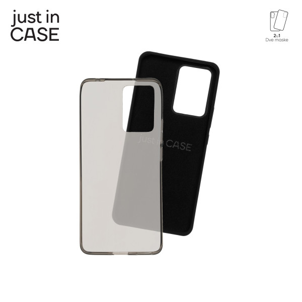 2u1 Extra case MIX paket maski za telefon CRNI za Xiaomi 13 Lite slika 3