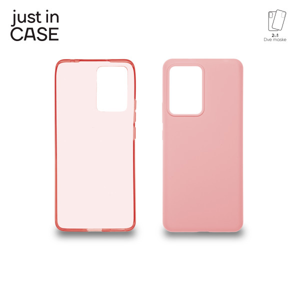 2u1 Extra case MIX paket maski za telefon PINK za Xiaomi 13 Lite slika 1