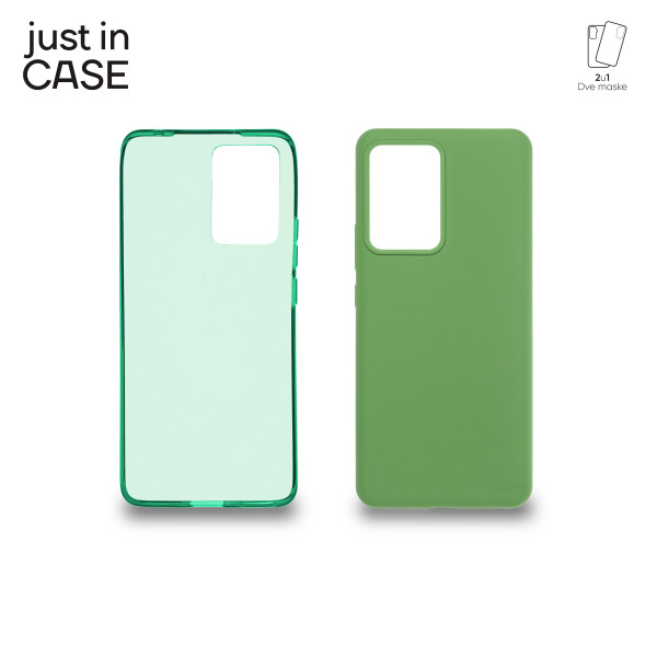 2u1 Extra case MIX paket maski za telefon ZELENI za Xiaomi 13 Lite slika 1