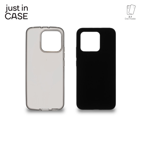 2u1 Extra case MIX paket maski za telefon CRNI za Xiaomi 13 slika 1