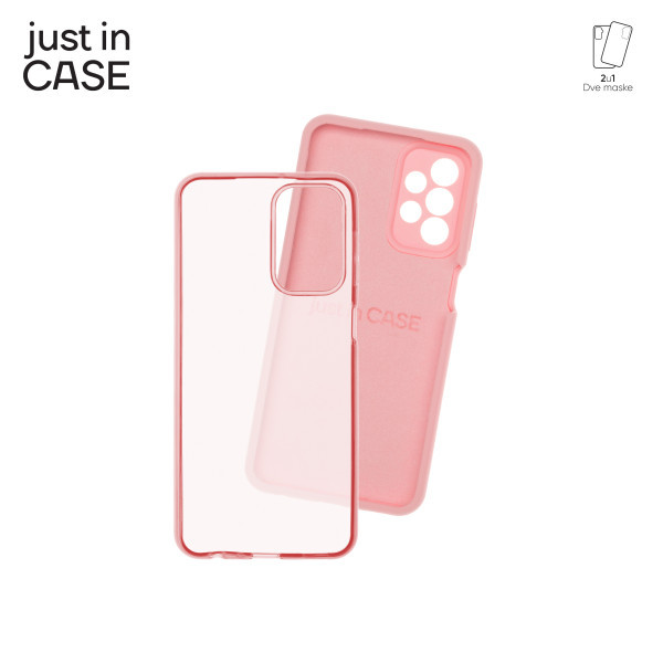 2u1 Extra case MIX paket maski za telefon PINK za Samsung Galaxy A23 slika 4