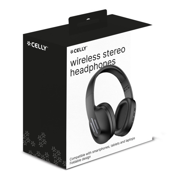 CELLY bluetooth slušalice ''over head/preko glave'' FLOWBEAT u CRNOJ boji slika 5