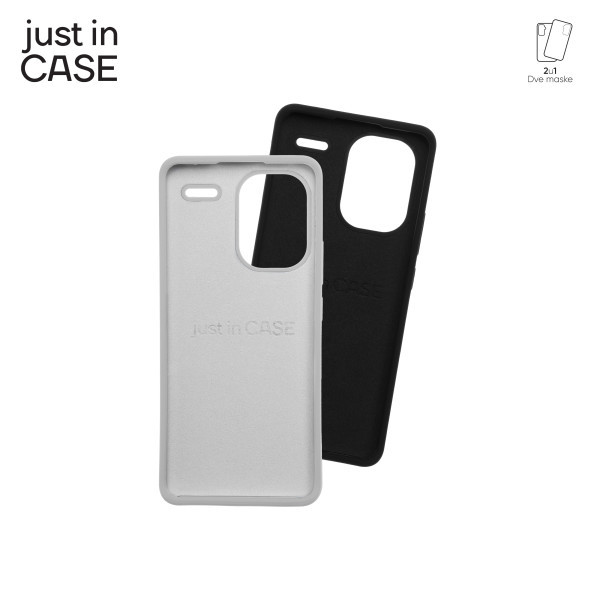 2u1 Extra case MIX PLUS paket maski za telefon Redmi Note 13 Pro+ 5G CRNI slika 4