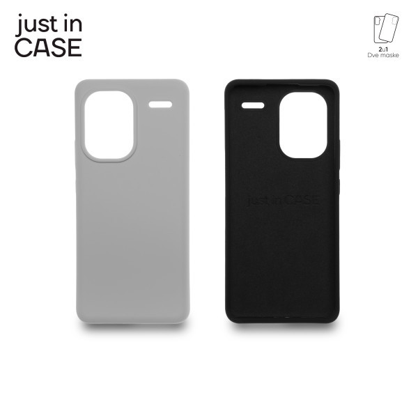 2u1 Extra case MIX PLUS paket maski za telefon Redmi Note 13 Pro+ 5G CRNI slika 3