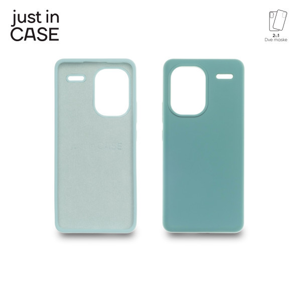 2u1 Extra case MIX PLUS paket maski za telefon Redmi Note 13 Pro+ 5G ZELENI slika 1