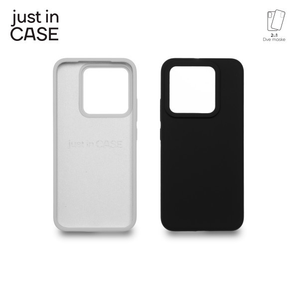 2u1 Extra case MIX PLUS paket maski za telefon Xiaomi 14 CRNI slika 1