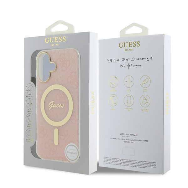 GUESS MAGSAFE maska za iPhone 16 4G PINK slika 5