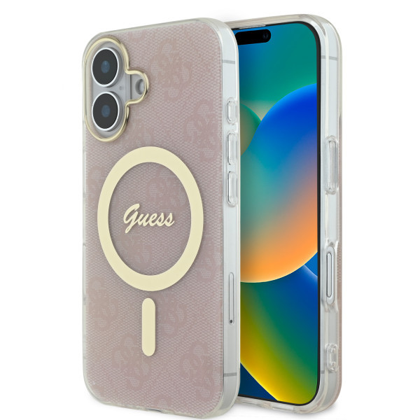 GUESS MAGSAFE maska za iPhone 16 4G PINK slika 1