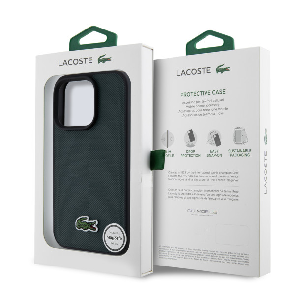 LACOSTE MAGSAFE maska za iPhone 15 Pro SINOPLE GREEN slika 5