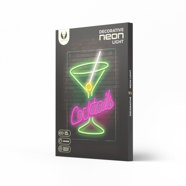 Dekorativna neon LED rasveta COCKTAILS slika 3