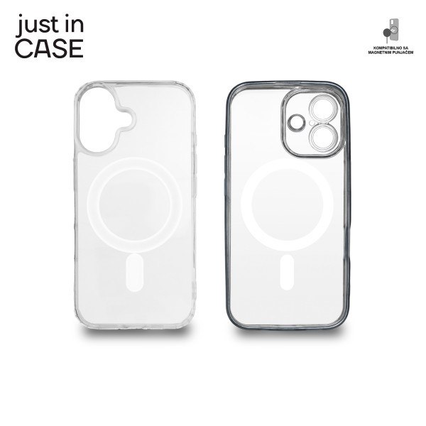 2u1 Extra case MAG MIX paket CRNI za iPhone 16 slika 4