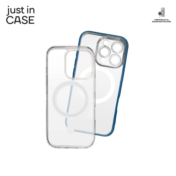 2u1 Extra case MAG MIX paket PLAVI za iPhone 16 Pro slika 3