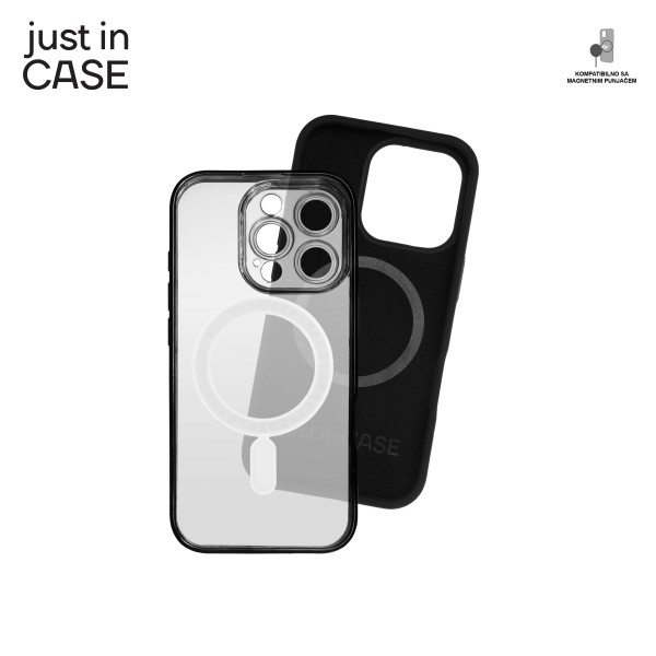 2u1 Extra case MAG MIX PLUS paket CRNI za iPhone 16 Pro slika 3