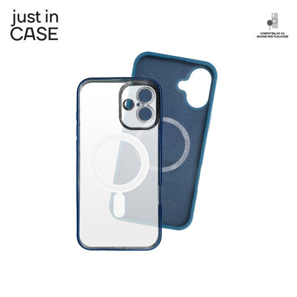 2u1 Extra case MAG MIX PLUS paket PLAVI za iPhone 16 Plus slika 3