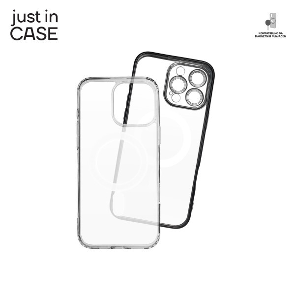 2u1 Extra case MAG MIX paket CRNI za iPhone 16 Pro Max slika 4