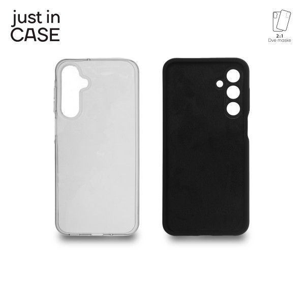 2u1 Extra case MIX paket maski za telefon Samsung Galaxy A16 CRNI slika 4