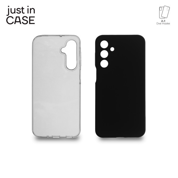 2u1 Extra case MIX paket maski za telefon Samsung Galaxy A16 CRNI slika 1