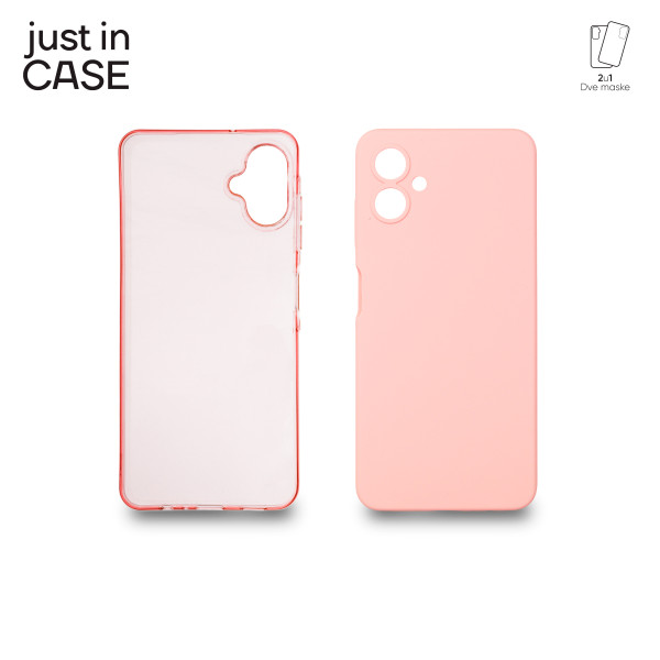 2u1 Extra case MIX paket maski za telefon Samsung Galaxy A06 PINK slika 1