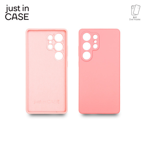 2u1 Extra case MIX PLUS paket maski za telefon Samsung S25 Ultra PINK slika 1