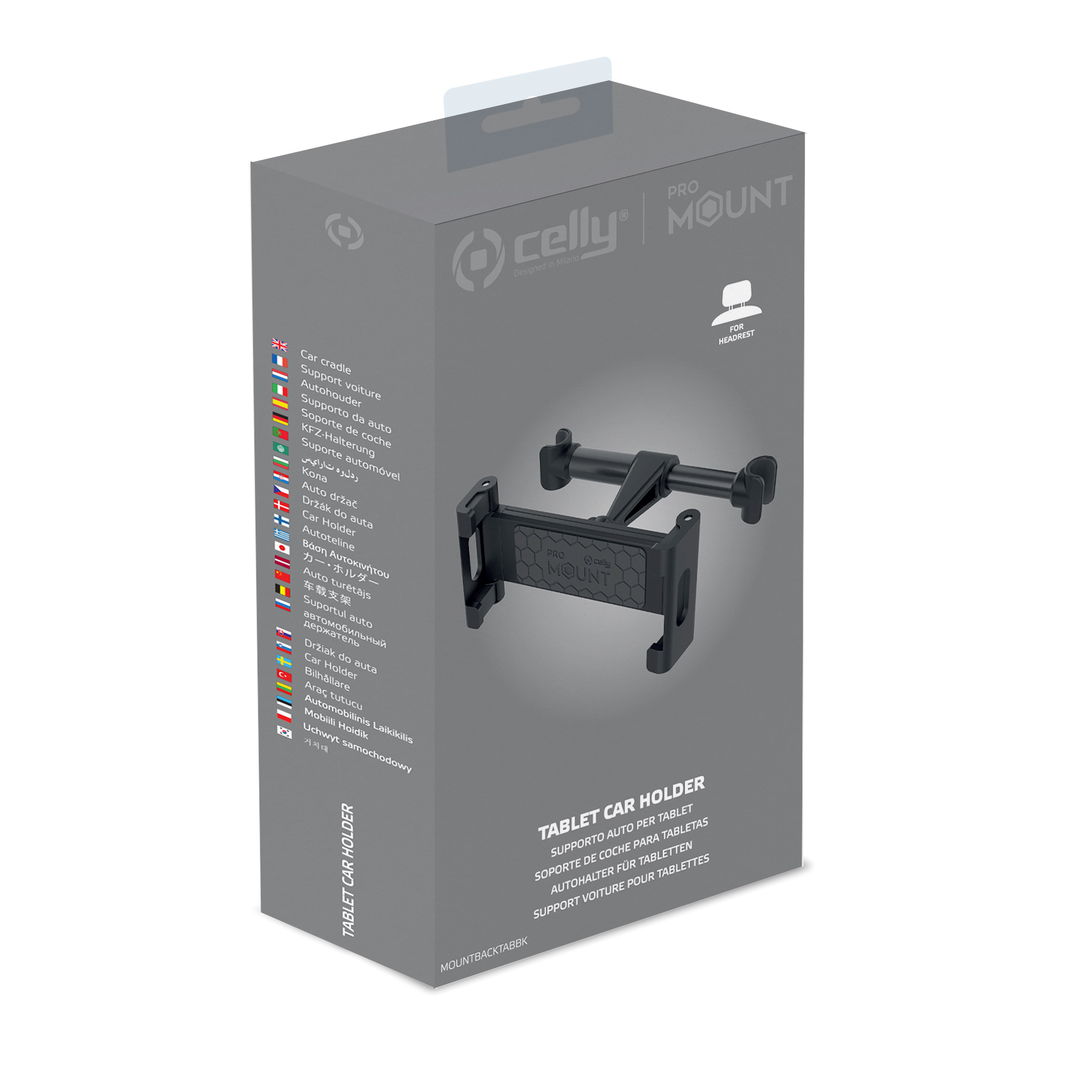 CELLY Auto držač za tablet MOUNTBACKTABBK slika 4