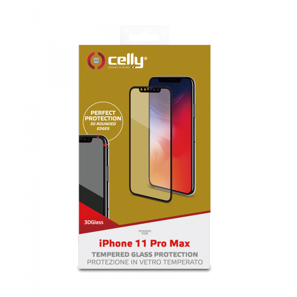 CELLY Zaštitno staklo 3D za iPhone 11 PRO MAX slika 4