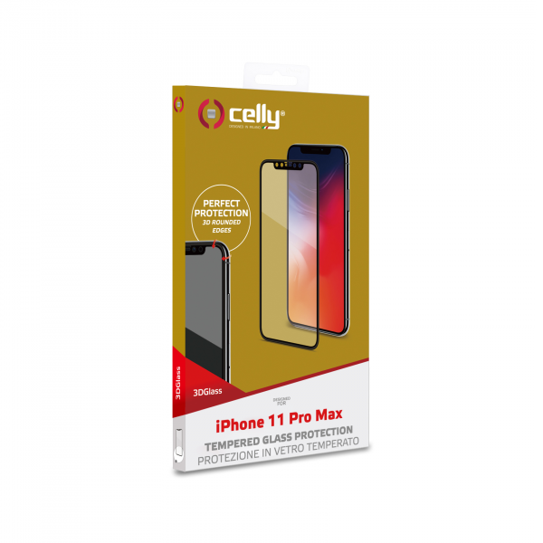 CELLY Zaštitno staklo 3D za iPhone 11 PRO MAX slika 5