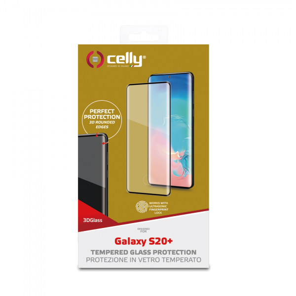 CELLY Zaštitno staklo 3D za Samsung S20 Plus slika 4