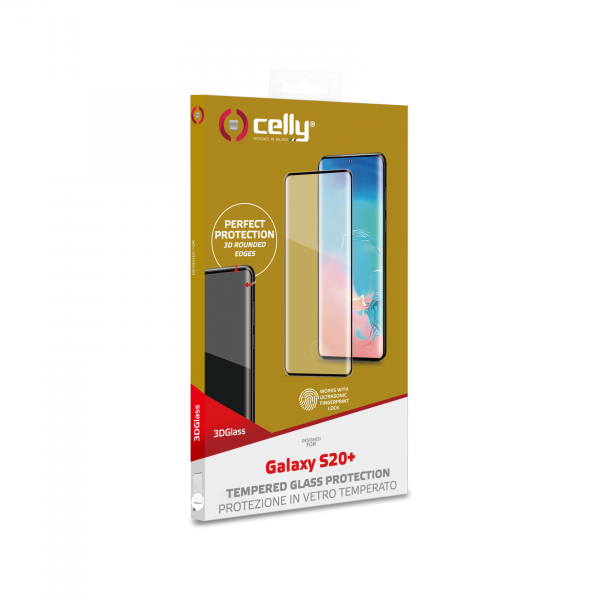 CELLY Zaštitno staklo 3D za Samsung S20 Plus slika 5