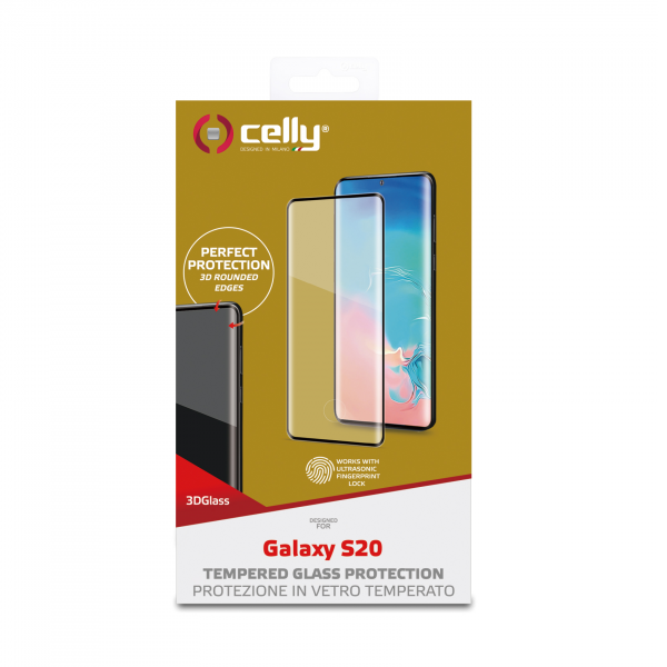 CELLY Zaštitno staklo 3D za Samsung S20 slika 4
