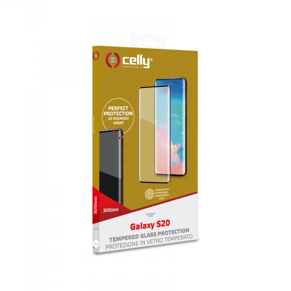 CELLY Zaštitno staklo 3D za Samsung S20 slika 5