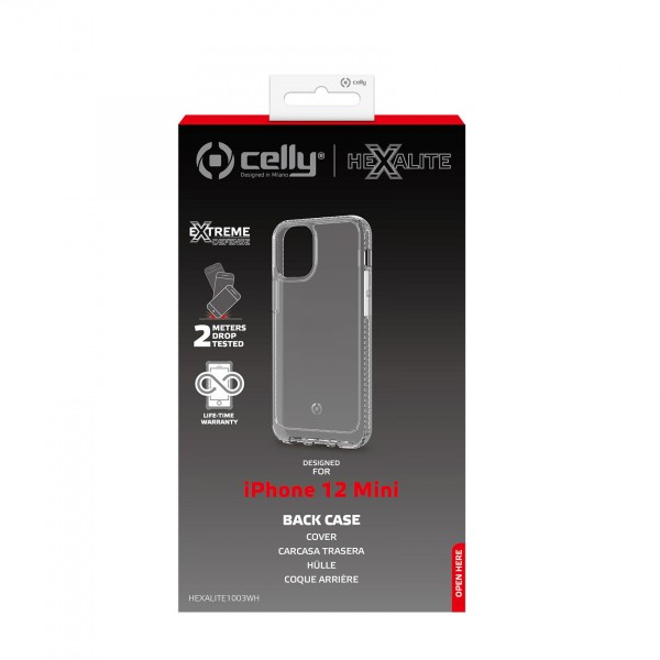 CELLY TPU futrola HEXALITE za iPhone 12 MINI slika 3