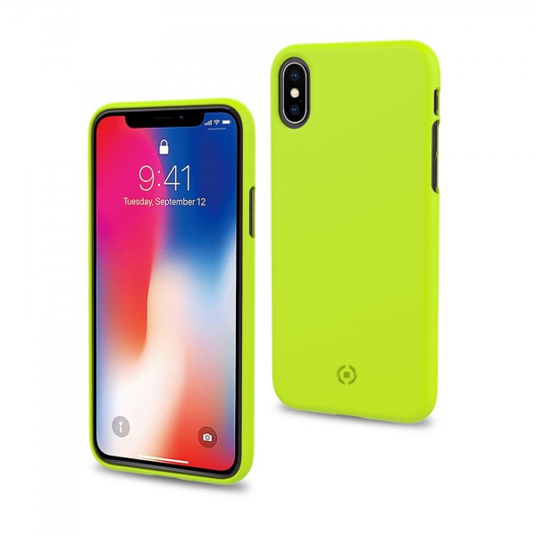 CELLY TPU futrola SHOCK za iPhone X/XS u ŽUTOJ boji slika 3