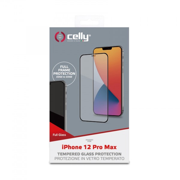 CELLY Zaštitno staklo FULLGLASS za iPhone 12 PRO MAX slika 4