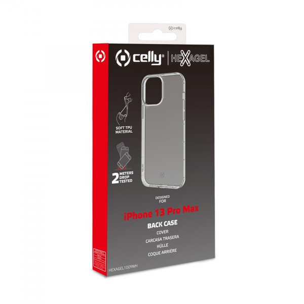 CELLY TPU futrola HEXAGEL za iPhone 13 PRO MAX slika 5