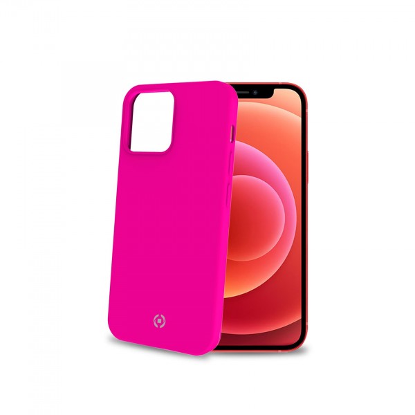 CELLY Futrola CROMO za iPhone 13 MINI u FLUORESCENTNO PINK boji slika 3